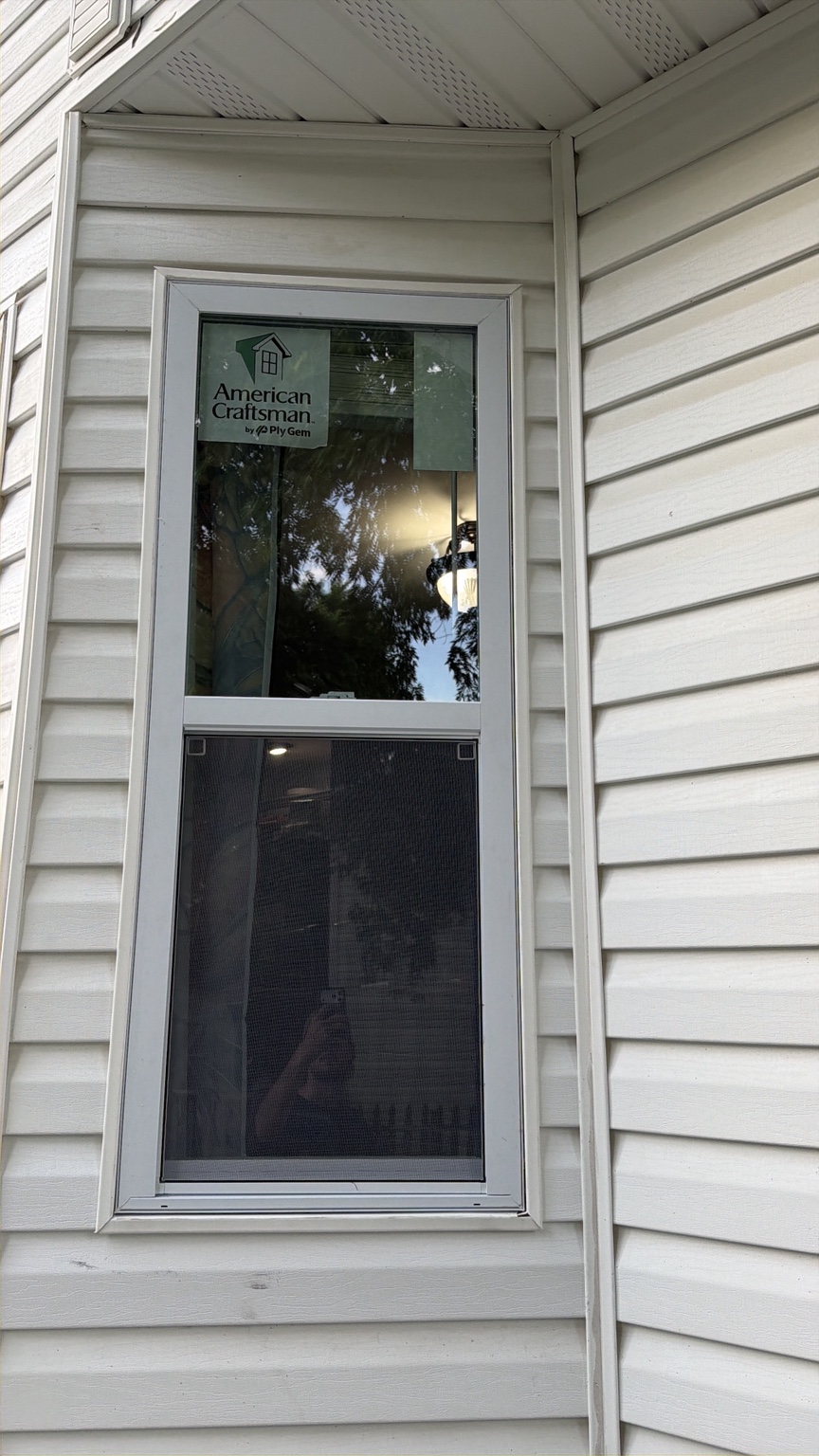 Finished replacement window